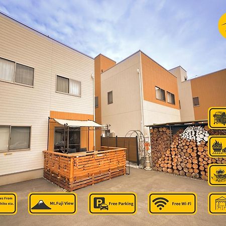 ヴィラ山間堂 Terrace Villa Bbq Bonfire Fuji View Annovillas Fujikawaguchiko Dış mekan fotoğraf