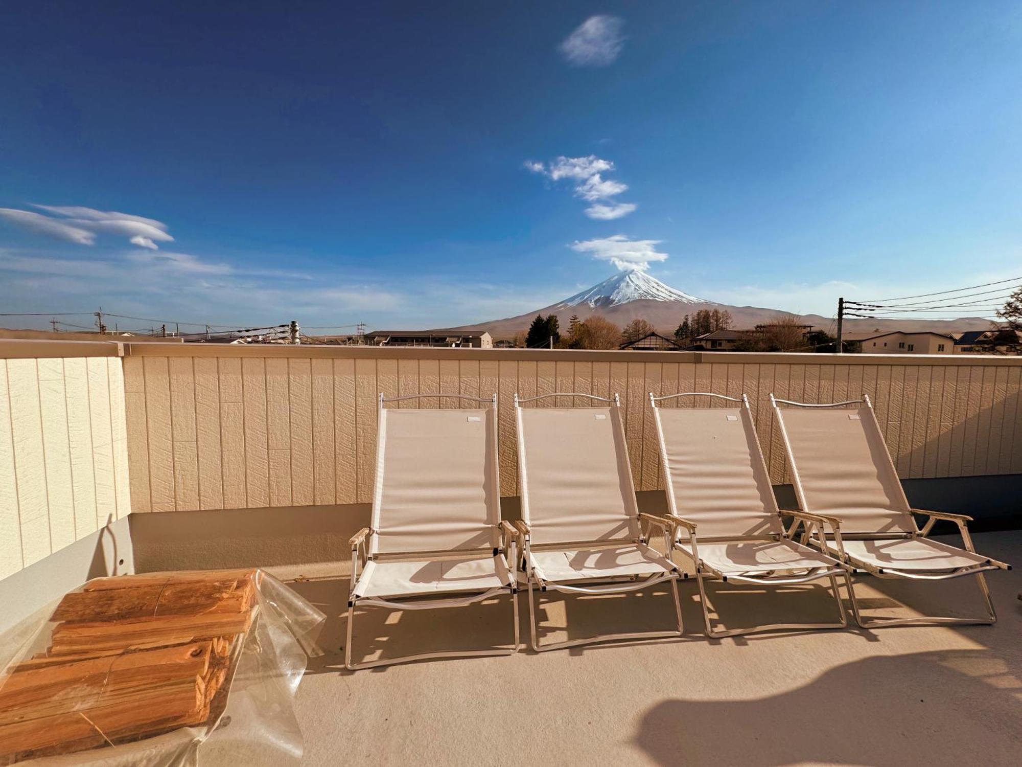 ヴィラ山間堂 Terrace Villa Bbq Bonfire Fuji View Annovillas Fujikawaguchiko Dış mekan fotoğraf