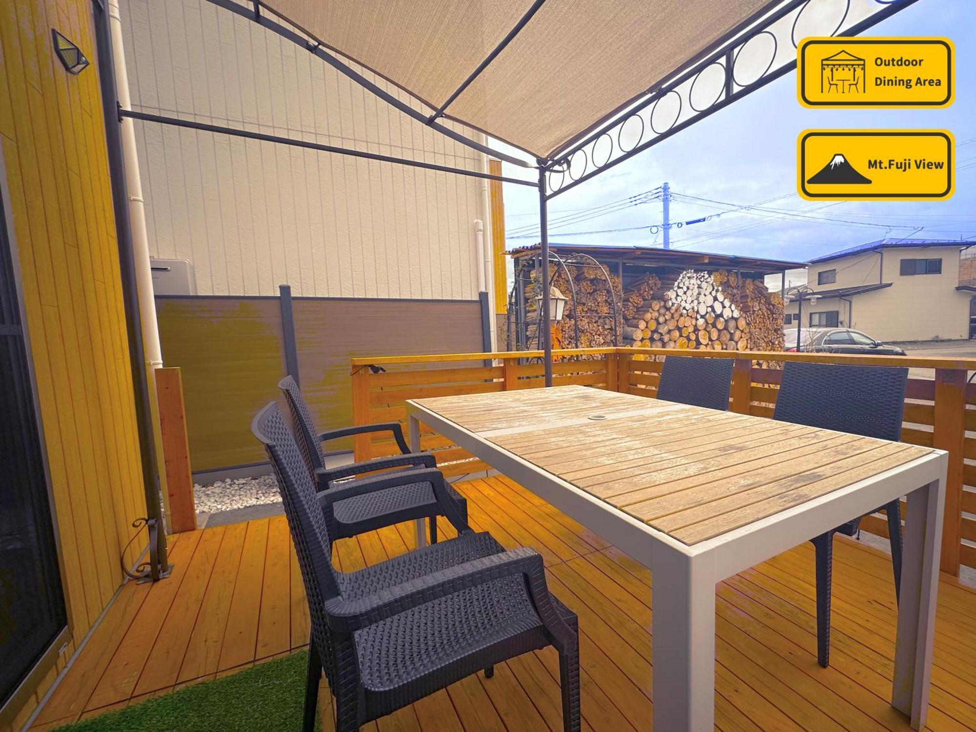ヴィラ山間堂 Terrace Villa Bbq Bonfire Fuji View Annovillas Fujikawaguchiko Dış mekan fotoğraf